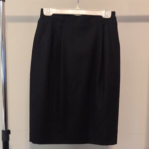 Jeremy Scott Classic Black Pencil Skirt